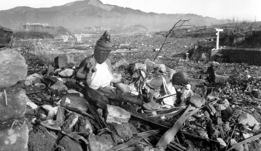 Consequências da bomba atômica de Nagasaki - Foto: WikiImages / Reprodução