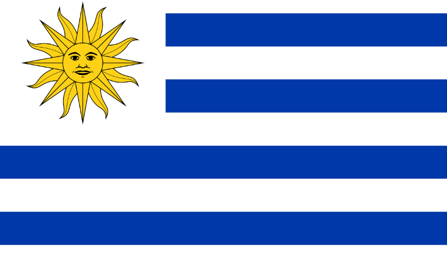 Bandeira do Uruguai - Foto: Canva / Reprodução