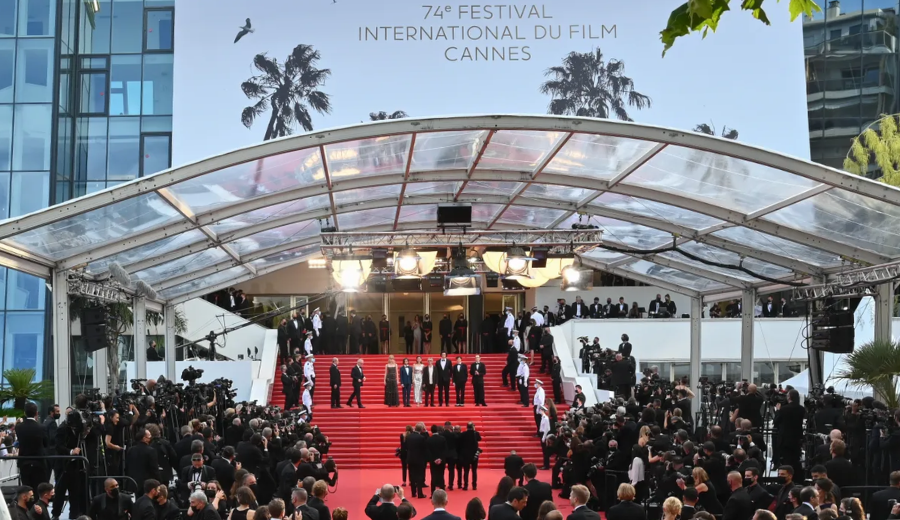 Festival e Cannes, na França, durante edição de 2021  (Stephane Cardinale - Corbis/Corbis/Getty Images) - Reprodução / Veja