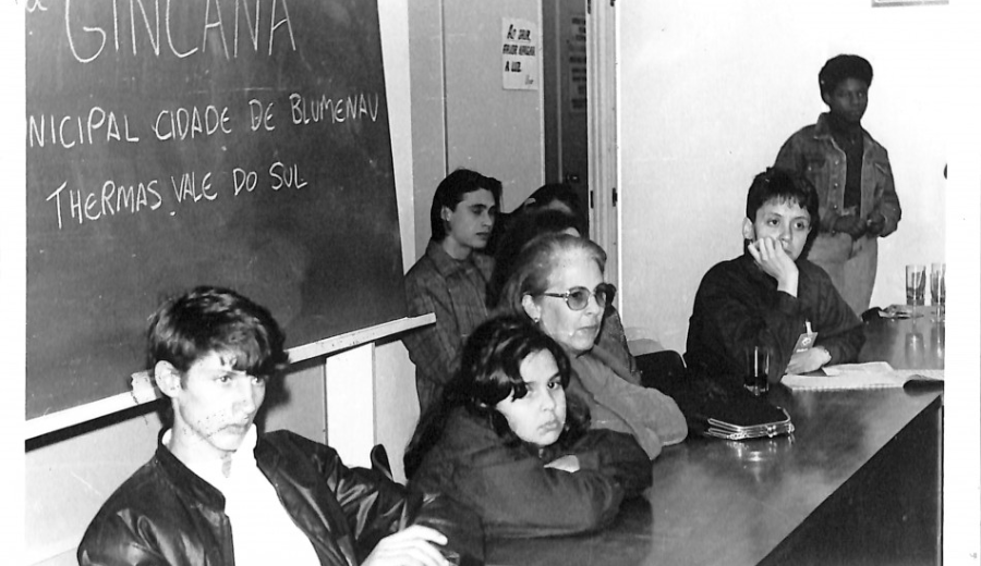 Foto: Secretaria Municipal de Cultura de Blumenau / Arquivo Histórico José Ferreira da Silva / Acervo iconográfico – Encaixe – P.M.B)